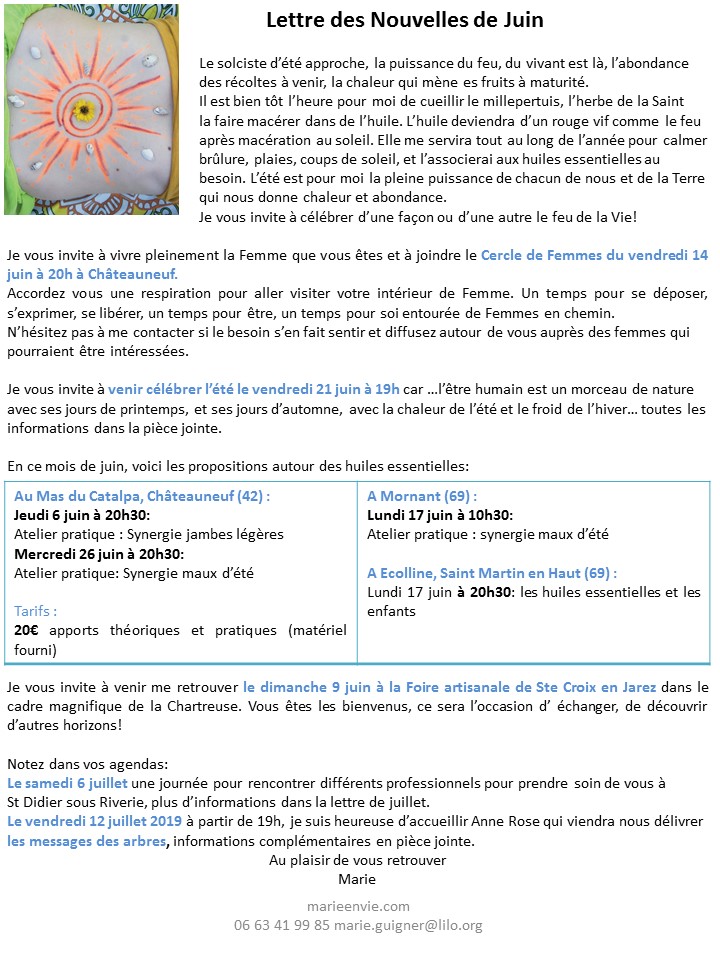 Lettres des Nouvelles de Juin